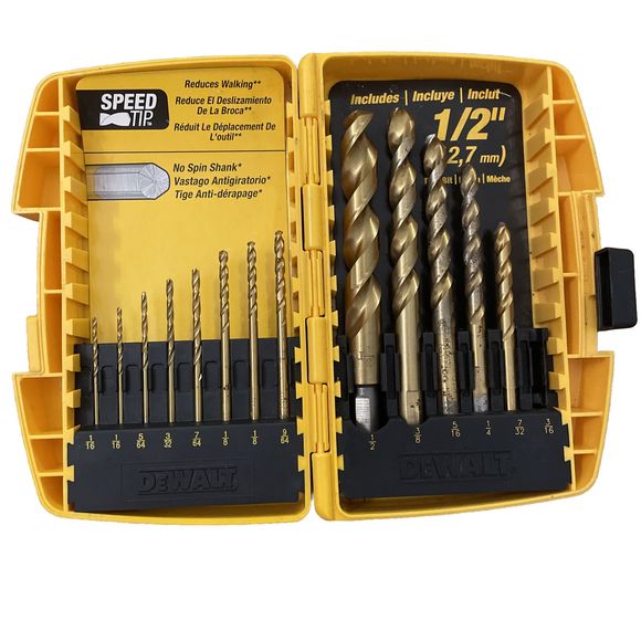 Dewalt Other Dewalt 3 Piece Titanium Speed Tip Drill Bit Set Tough